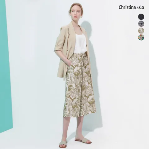 크리스티나앤코 크리스티나앤코 여성 프린트 인견팬츠 4종세트