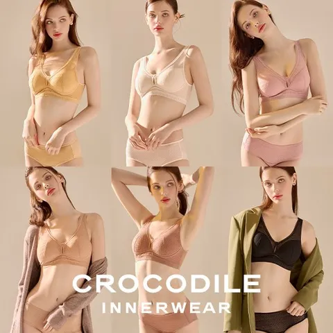 크로커다일 에어리핏 감탄브라 6세트, 사이즈:S(44~5..., 단품