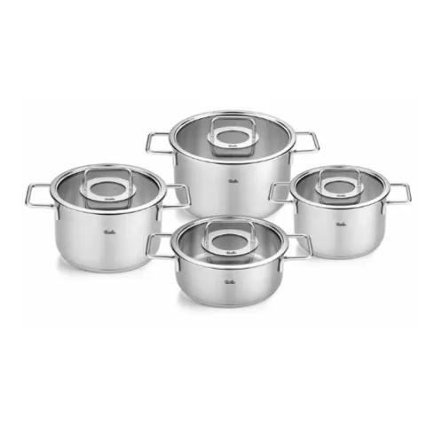 휘슬러 퓨어 글라스 쿡웨어 세트 8P 신혼 집들이 혼수 선물 이사 냄비 세트