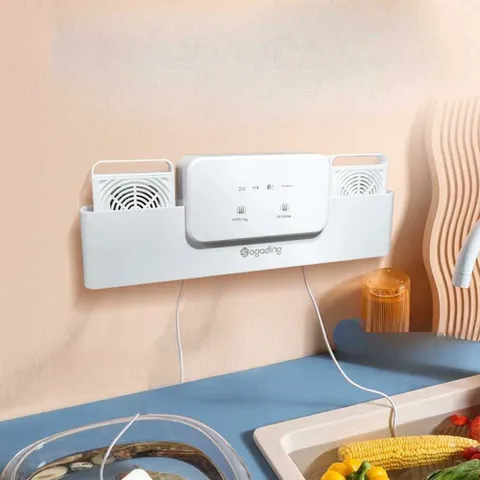 THE AHI 과일초음파세척기 야채 채소 세척 살균세척기, 화이트