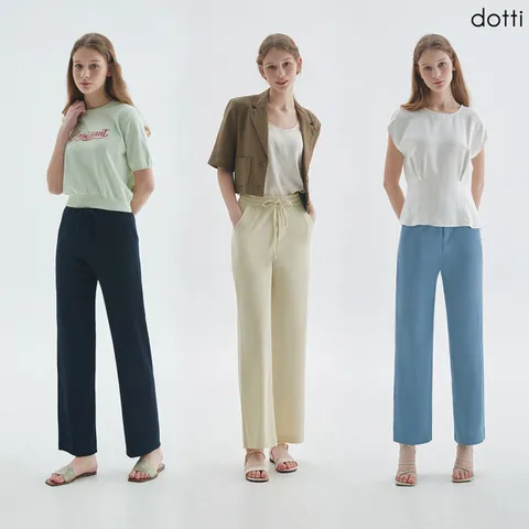 [도티 dotti] 도티 여성 24SS 이지 차르르 팬츠 3종 (PWGS), 77