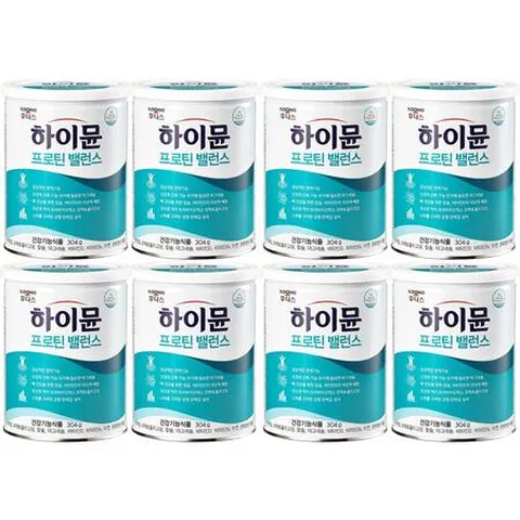 일동후디스 하이뮨 프로틴 밸런스 304g x 8통 장민호 저분자 mbp가루 하이문 산양유 단백질 분말, 304g, 8개