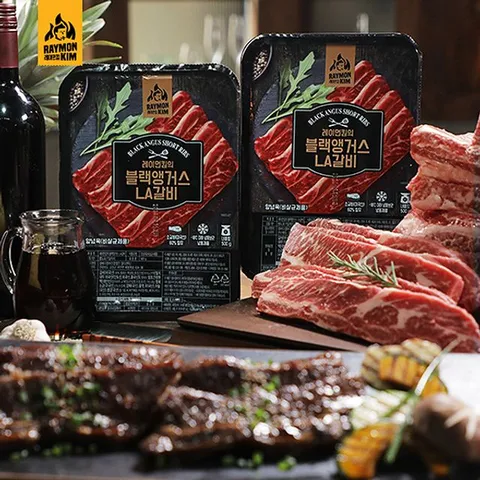 레이먼킴 레이먼킴 블랙앵거스 LA갈비 400g x 2팩
