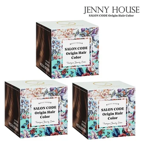 제니하우스 시즌3 오리진 헤어 컬러 염색약X3개 (모카브라운), 모카브라운, 3개