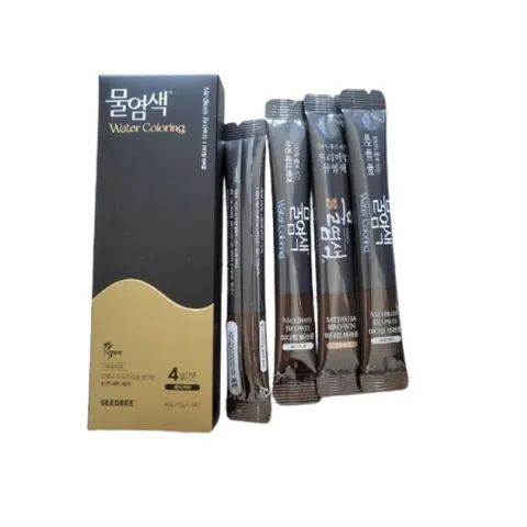 씨드비 물염색 수작 씨비드 비건 새치커버 3박스 염색시트포함, 3개