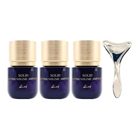 [최신상] KOY 코이 고현정 솔리드 리프팅 볼륨 단백질 앰플 35ml 3개+괄사