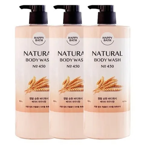 해피바스 정말 순한 바디워시 900g x3 (12437411)