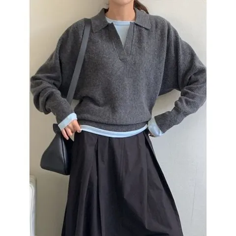 카라플룸 니트YMSH26FW185_P438177562