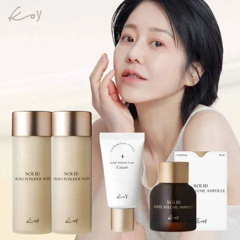 [고현정파우더워시] 코이 단백질 파우더 워시(파우더워시+앰플 중용량+크림 중용량)