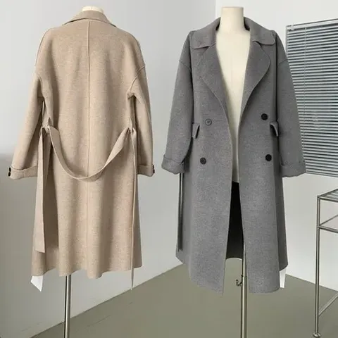 핸드메이드 여리 여신핏 울코트