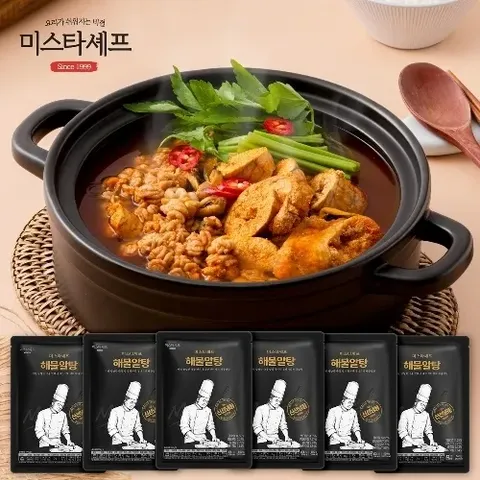 {T} 해물알탕 550g x 6팩