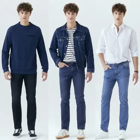 남성 울트라 스트레치 데님 3종