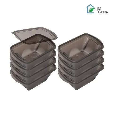 [제이엠그린] 알알이쏙 브라운 빅용량 1칸 세트 1200ml 8개 냉동실 정리 보관용기 밀페용기