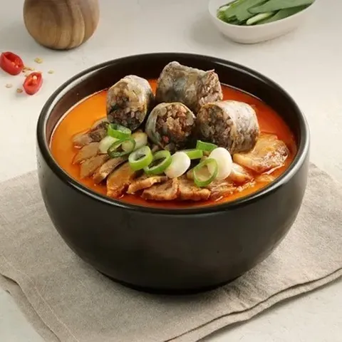 신의주 찹쌀 순대국 600g x 10팩 (오리지널/얼큰)