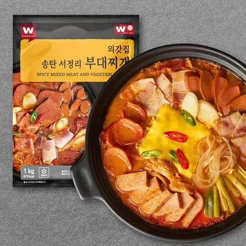 [외갓집] 송탄 서정리 부대찌개 1kg X 4팩