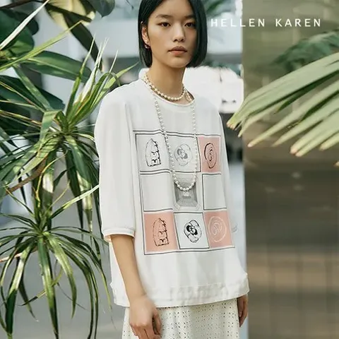 컷트지 그래픽 블라우스 4종세트