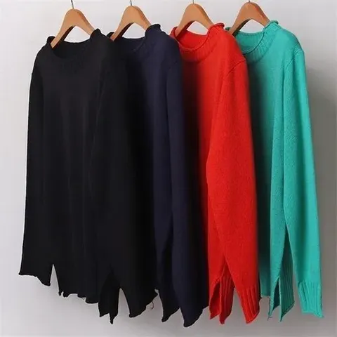 빅사이즈사랑해요 B822L109 롤링시보리트임롱니트 EB