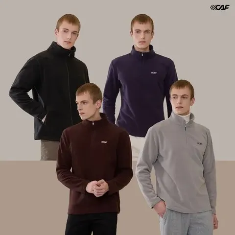 남성 플리스 자켓+집업티셔츠 4종