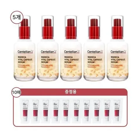 센텔리안24 마데카 바이탈 캡슐 세럼 50ml 5개 + 크림 1ml 10매