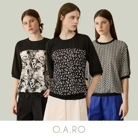 25SS 블랙에디션 티블라우스 3종세트