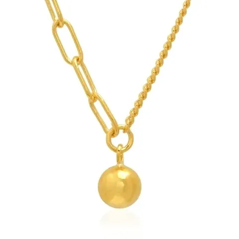 여자 순금 목걸이 11.25g [방울 멀티체인]