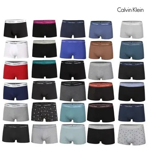 캘빈클라인 CK 언더웨어 남성 드로즈 남자 속옷 사각 팬티 (3팩세트) 16종택일