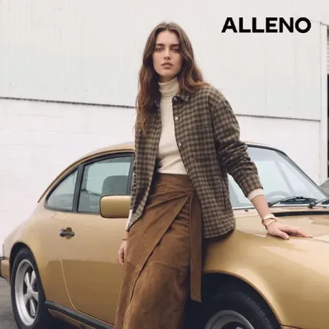 [ALLENO] 26FW 체크 셔츠 재킷