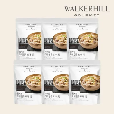워커힐 고메 한우도가니탕 900g*6팩(총 18인분)