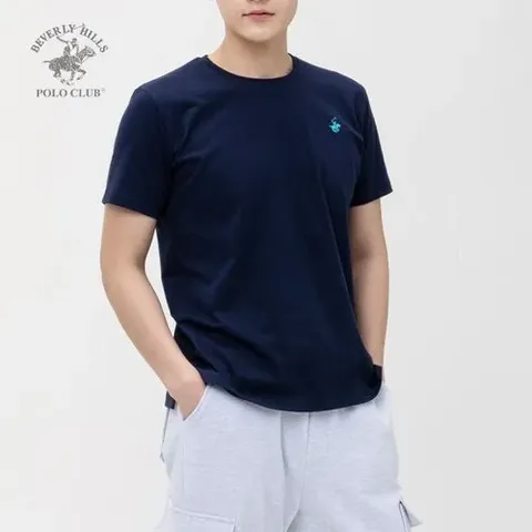 [비버리힐스 폴로클럽] 남자 여자 반팔티 라운드 여름 반팔 무지 기본 티셔츠 커플티 빅사이즈 115까지