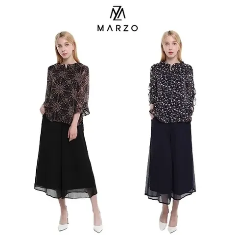 [마르조] [마르조][2종] 55사이즈 오렌 쉬폰 셋업