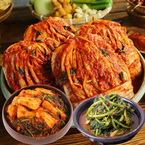 해남 땅끝마을 김치3종(포기8+총각2+보리열무1,총11kg)