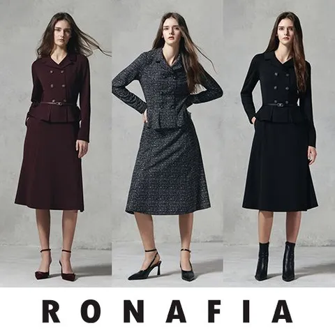 [로나피아] 25FW 더블페플럼 원피스1종