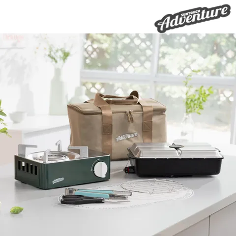 썬터치 올인원 가스버너세트_시즌2_그린