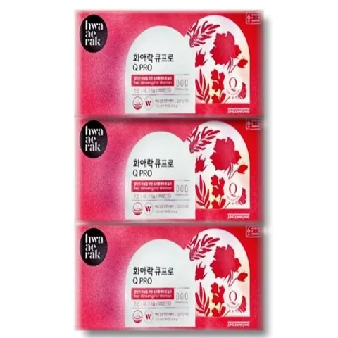 [건강식품] 정관장 화애락 큐 프로 700mg x 84정 3박스