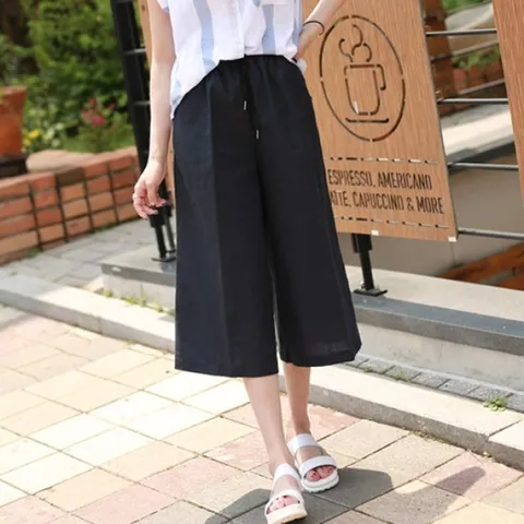 [웬디즈갤러리]린넨 통바지 FPT029