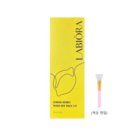 [라비오라]  배종옥 레몬꿀팩 3.0 시즌3 레몬허니 워시오프팩 150g * 1개 + 스파출러  (색상랜덤)