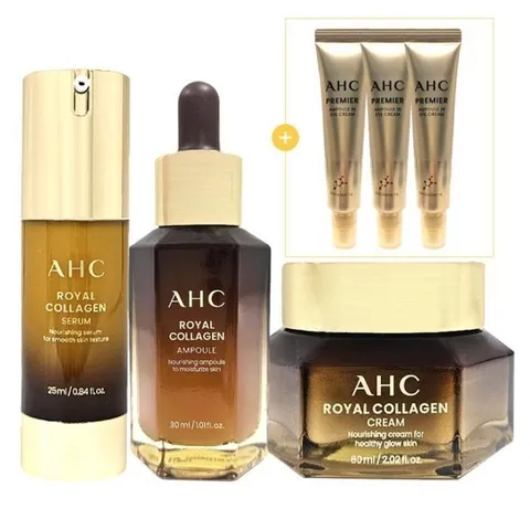 [AHC]  AHC 로얄 콜라겐 세럼25ml+앰플30ml+크림50ml