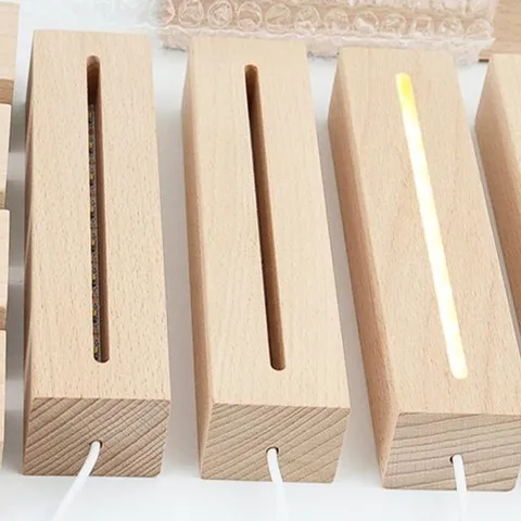 아크릴 조명 받침대 15cm 인테리어 스탠드 디자인 소품 조명기구 (WFJEPLZ)