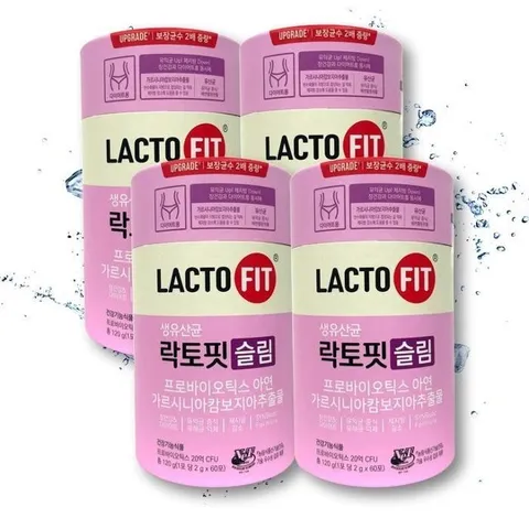 [종근당] 종근당건강 락토핏 슬림 2g 60개입 X 4  TB
