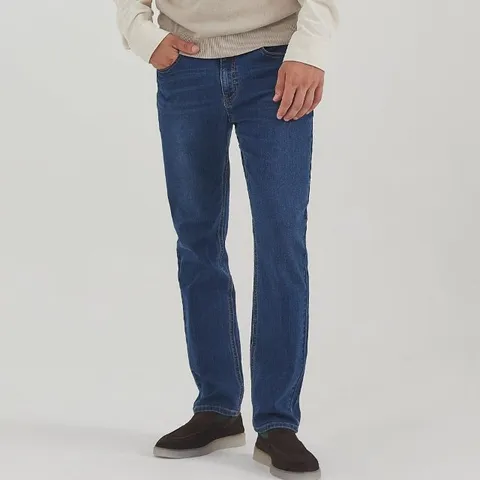 [뱅뱅] 남성 라이크라 스트레이트핏 데님_인디고