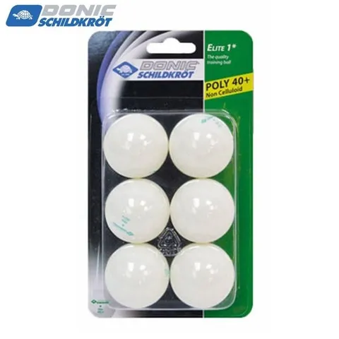 6P 엘리트 1성 탁구 운동용품 탁구공 (WFJKIUS)