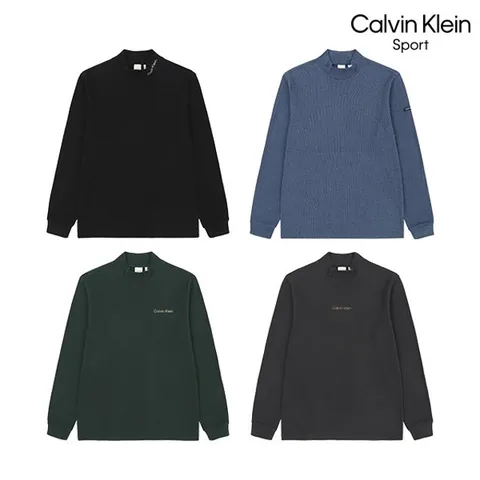 [Calvin Klein] 캘빈클라인 25FW 최신상! 듀얼 웜 양면 기모 티셔츠 4종, 남성