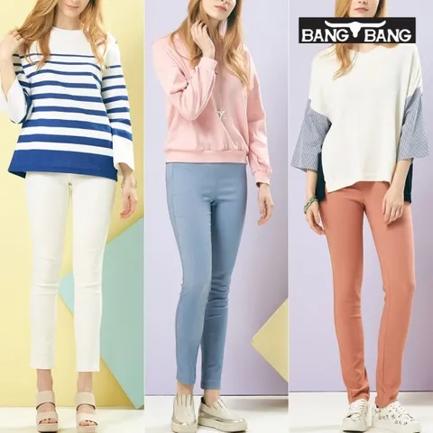 [뱅뱅] 여성 RN밴딩 팬츠 3종택1