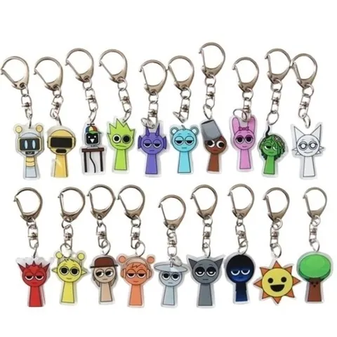 스프런키 아크릴 데일리 (19종 키링 클래식 캐릭터 열 (WFI1MHX)