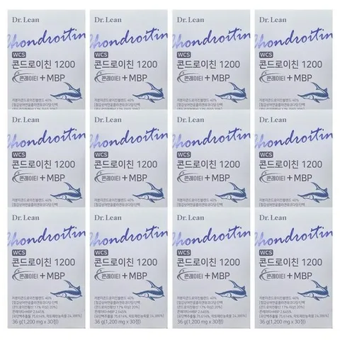 닥터린 콘드로이친 1200 콘레이티 + MBP 1200mg x 30정 12박스 CZ