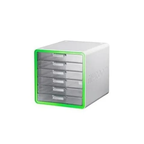 멀티 수납 캐비넷 6단 그린색 개인정리함 작은 사무실 수납장 (WFJNN66)