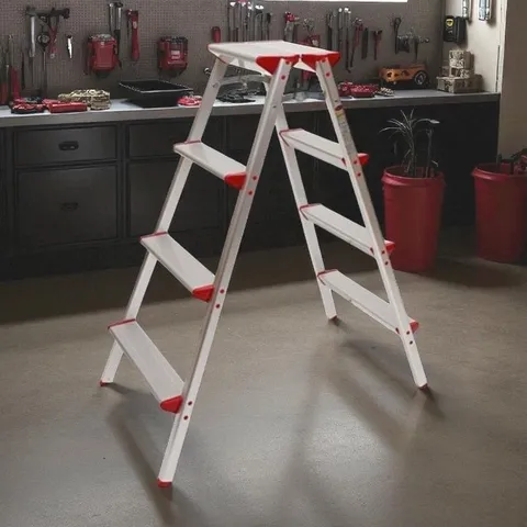 4단 알루미늄 사다리 A형 다용도 접이식 매장사다리 (WFJFC4U)