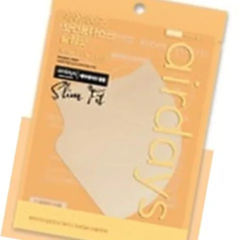 소형 마스크 슬림핏 귀편한 화이트 1매 실내 비말 차단 (WFJELAP)