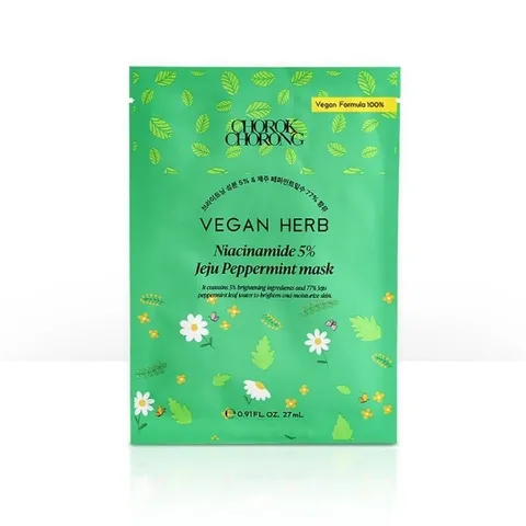 데일리 진정 보습 피부용 비건 마스크팩 수분 (WFJY636)