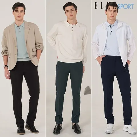 ELLE SPORT 남성 릴렉스 팬츠 3종